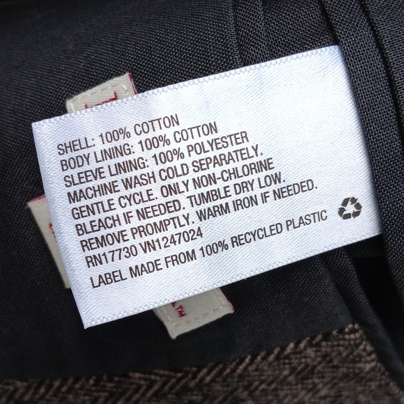 Merona Original Men's "Slim Fit" Pure Cotton Designer Blazer - Picture 15 of 16